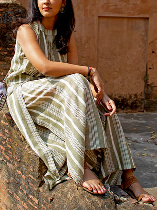 Leno Wraps Loungewear Olive Tari The Loom Theory