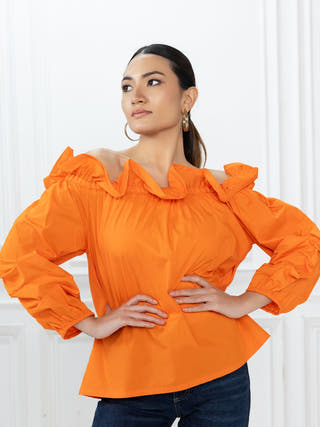Ivy Top |  Orange