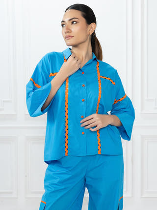 Jordan Shirt | Azure Blue