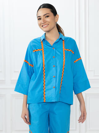 Jordan Shirt | Azure Blue