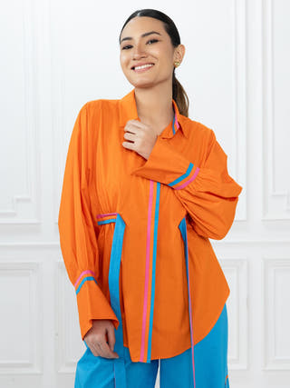 Brooke Shirt | Orange