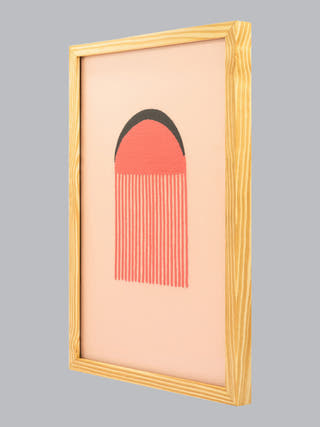 Once Upon A Sunset Framed Textile Art Underlyn