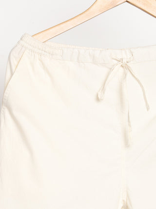 Natural Dyed Slim Fit Pants Rust Cream Livbio