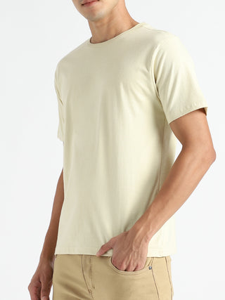 Organic Cotton & Naturally Dyed T-shirt Turmeric Yellow Livbio