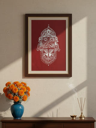 Jalna Alpona | Unframed