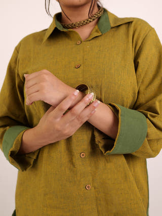 Oasis Shirt Pant Set Yellow