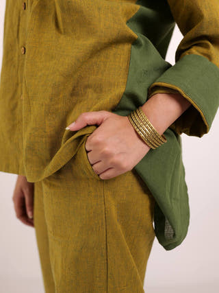 Oasis Shirt Pant Set Yellow