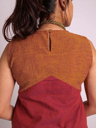 Tropical Top Pant Set Rust