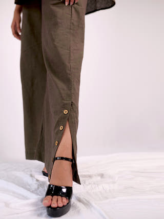 Woodlands Top Pant Set Olive