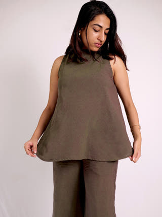Woodlands Top Pant Set Olive
