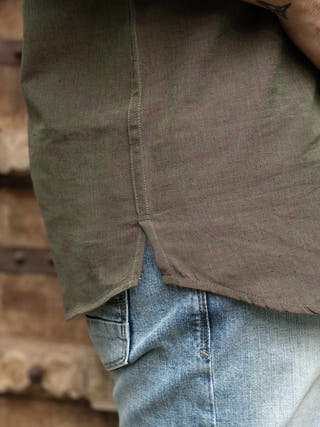 Full Sleeve Kurta Shirt Olive