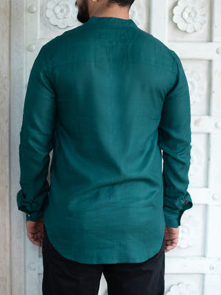 Full Sleeve Formal Shirt Forest Green
