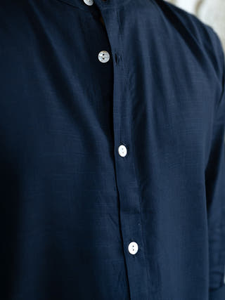 Full Sleeve Formal Shirt Navy Blue