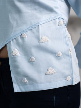 High Low Cloud Top Sky Blue