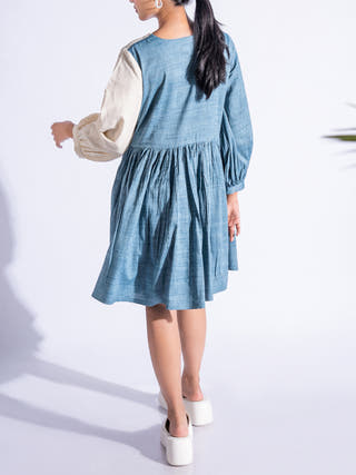 TOMORROW  Midi Dress Blue Parvah