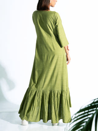 TOMORROW Maxi Dress Green Parvah