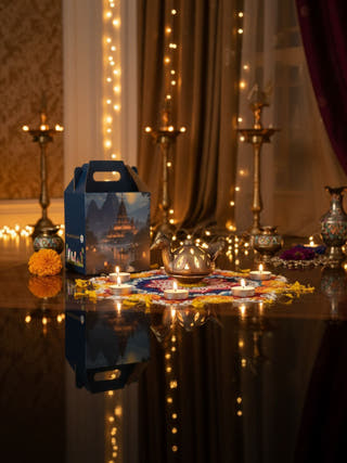 Peacock Table Shade Lamp