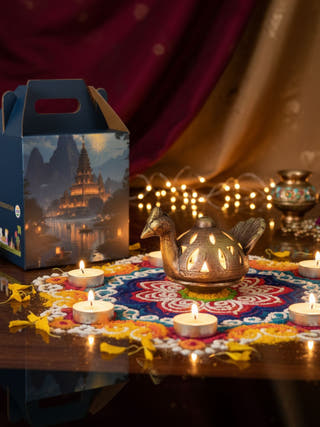 Peacock Table Shade Lamp