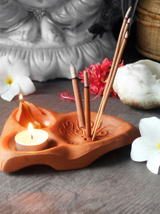 Fire Angle Designed Three in One Puja Essential