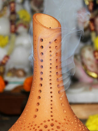 Fountain Incense Stick Stand With Pure Dhuna