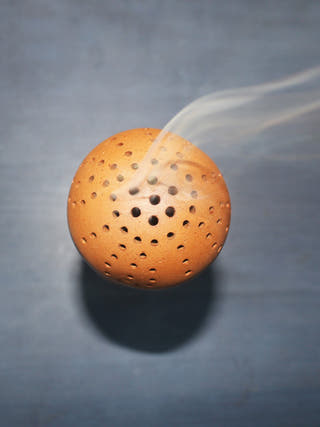 Straw Incense Stick Stand With Pure Dhuna