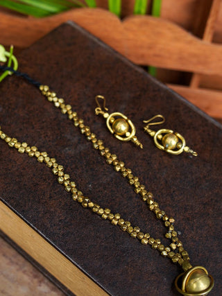 Parigram Brass Set with Earrings Craftpotli