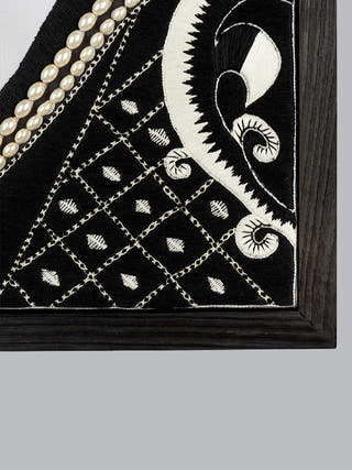 Pearl Jacket Framed Textile Art Underlyn