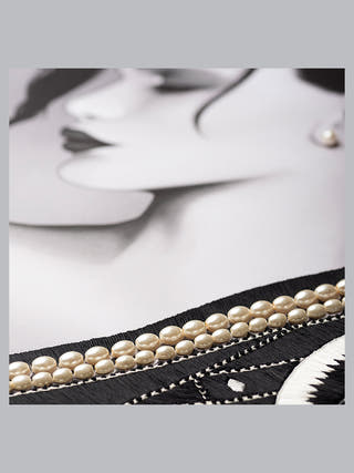 Pearl Jacket Framed Textile Art Underlyn