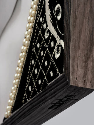 Pearl Jacket Framed Textile Art Underlyn