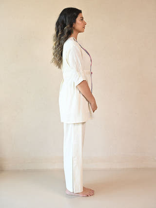 Aeris Pleated Waistband Shrug