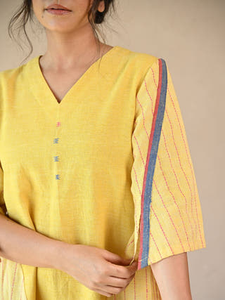 Cedar Uncut Dress | Yellow