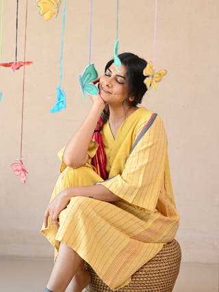 Cedar Uncut Dress | Yellow