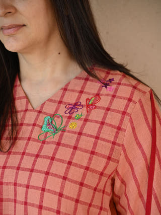 Cedar Uncut Dress | Peach