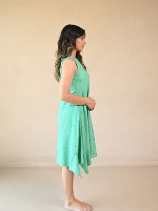 Butterfly Bias-Cut Dress