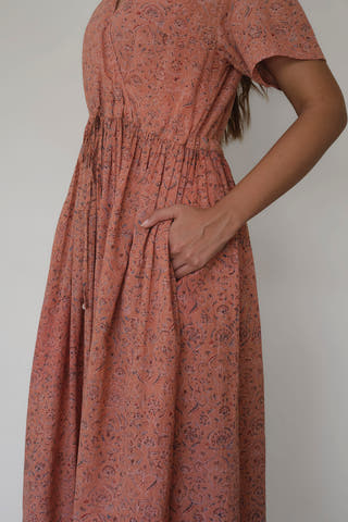 Peachy Sunset Dress