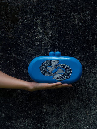 Machlee Clutch Azure Riti