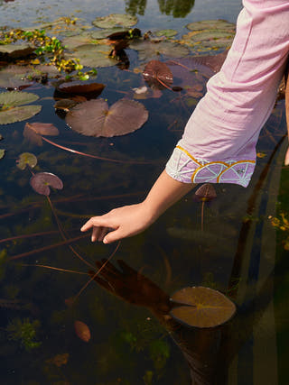 The Lemon Sour Tie around Shirt Lavender Tyas