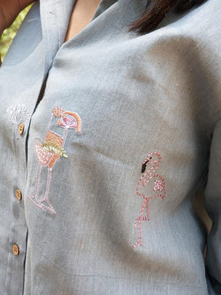 The Its All Good Shirt Grey Tyas