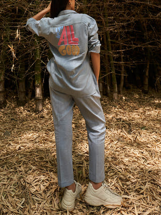 The Its All Good Shirt Grey Tyas