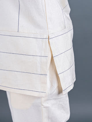 Natural White Comfort Fit Tunic Rang Creations