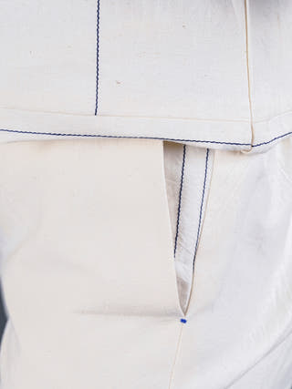 Natural White Narrow Pant Rang Creations