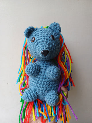 Amigurumi Rainbow Hedgehog Crochet The Hobbyt