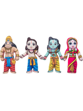 Ram Darbaar Plush Dolls | Set of 4