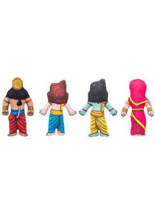 Ram Darbaar Plush Dolls | Set of 4