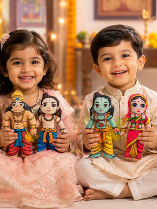 Ramayana Plush Dolls | Set of 5