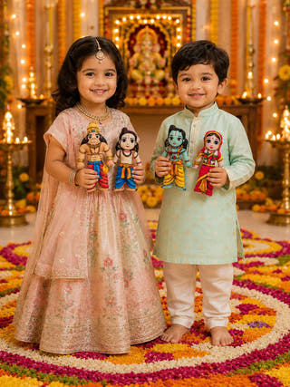 Ramayana Plush Dolls | Set of 5
