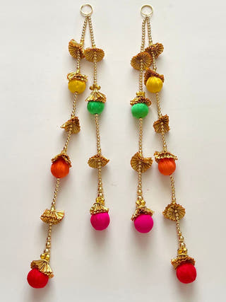 Rimjhim Festive Gota Door Hangings | Set of 2