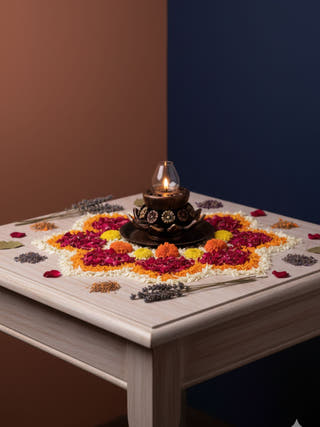 Open Rose Akand Jyot