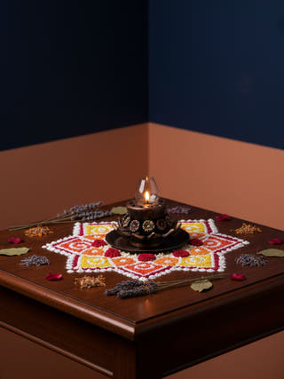 Open Rose Akand Jyot