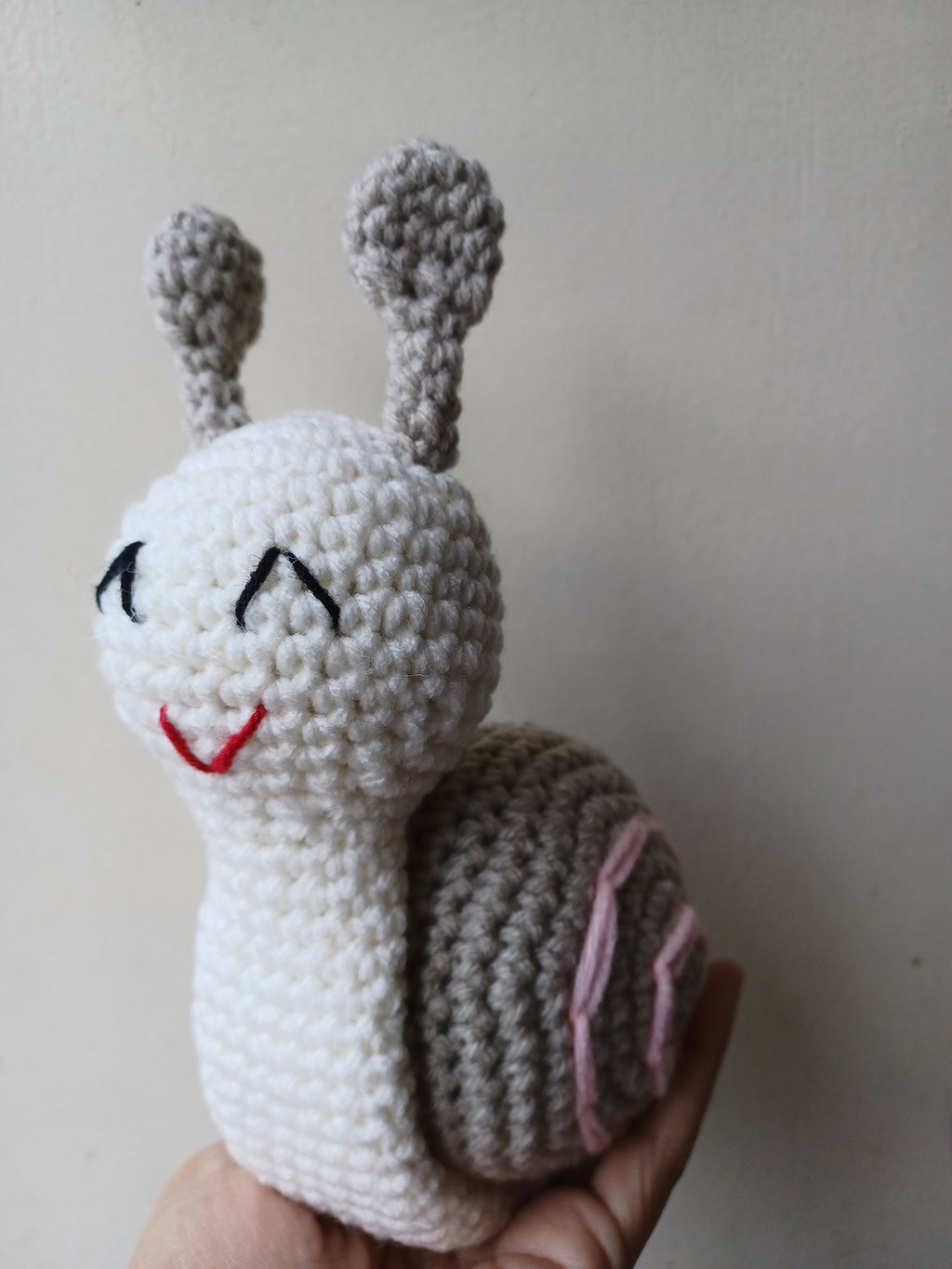 Handmade Amigurumi Snail Sustainable and Completely Safe Delight